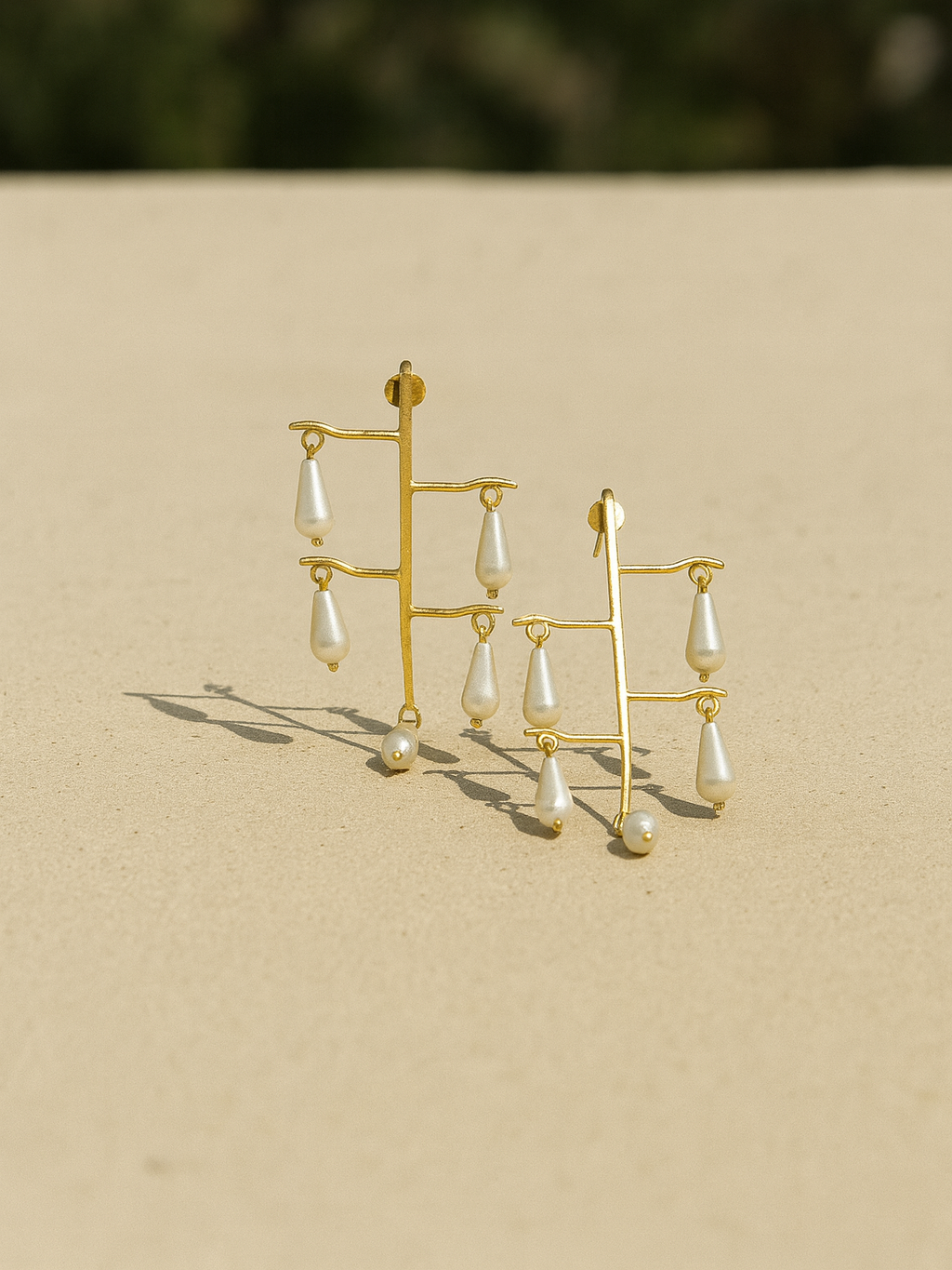 Golden Drop Earring