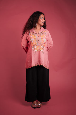 Viscose Coral Tunic