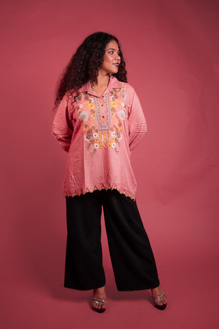 Viscose Coral Tunic