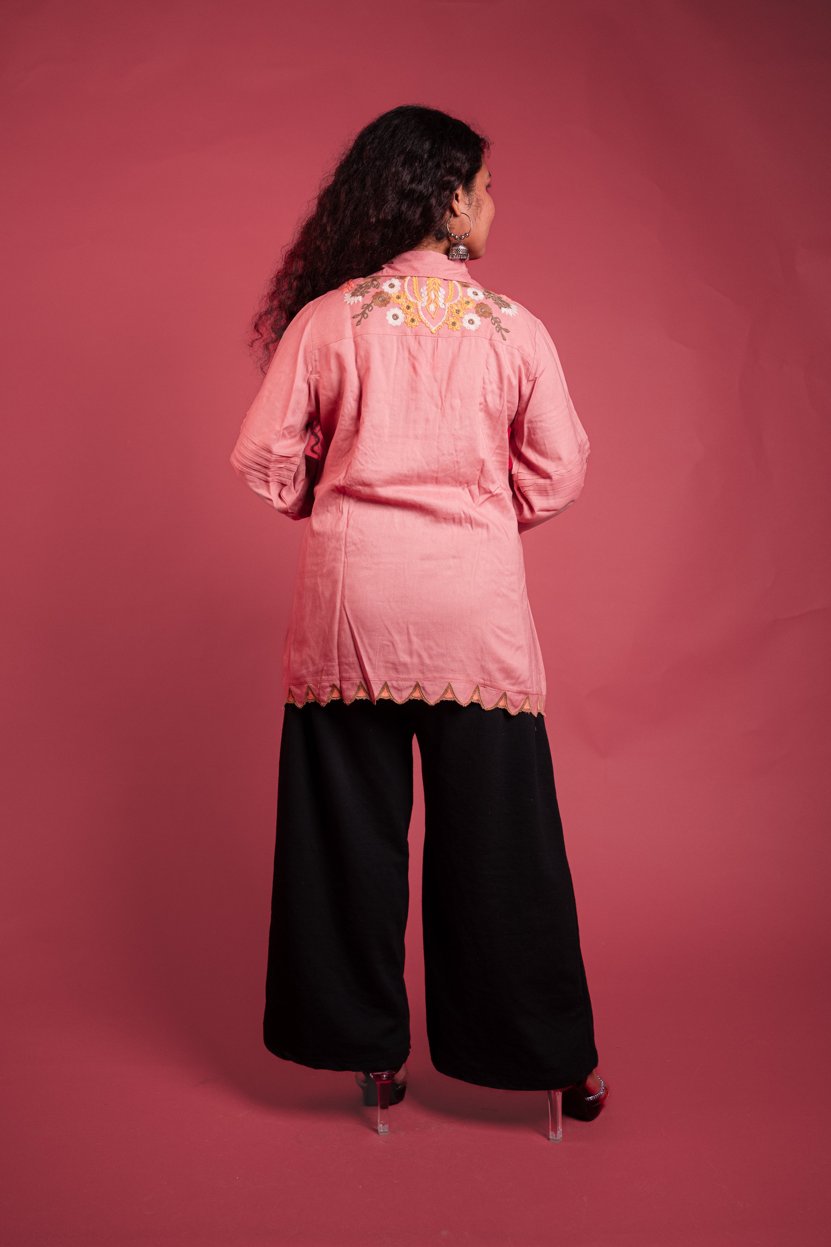 Viscose Coral Tunic