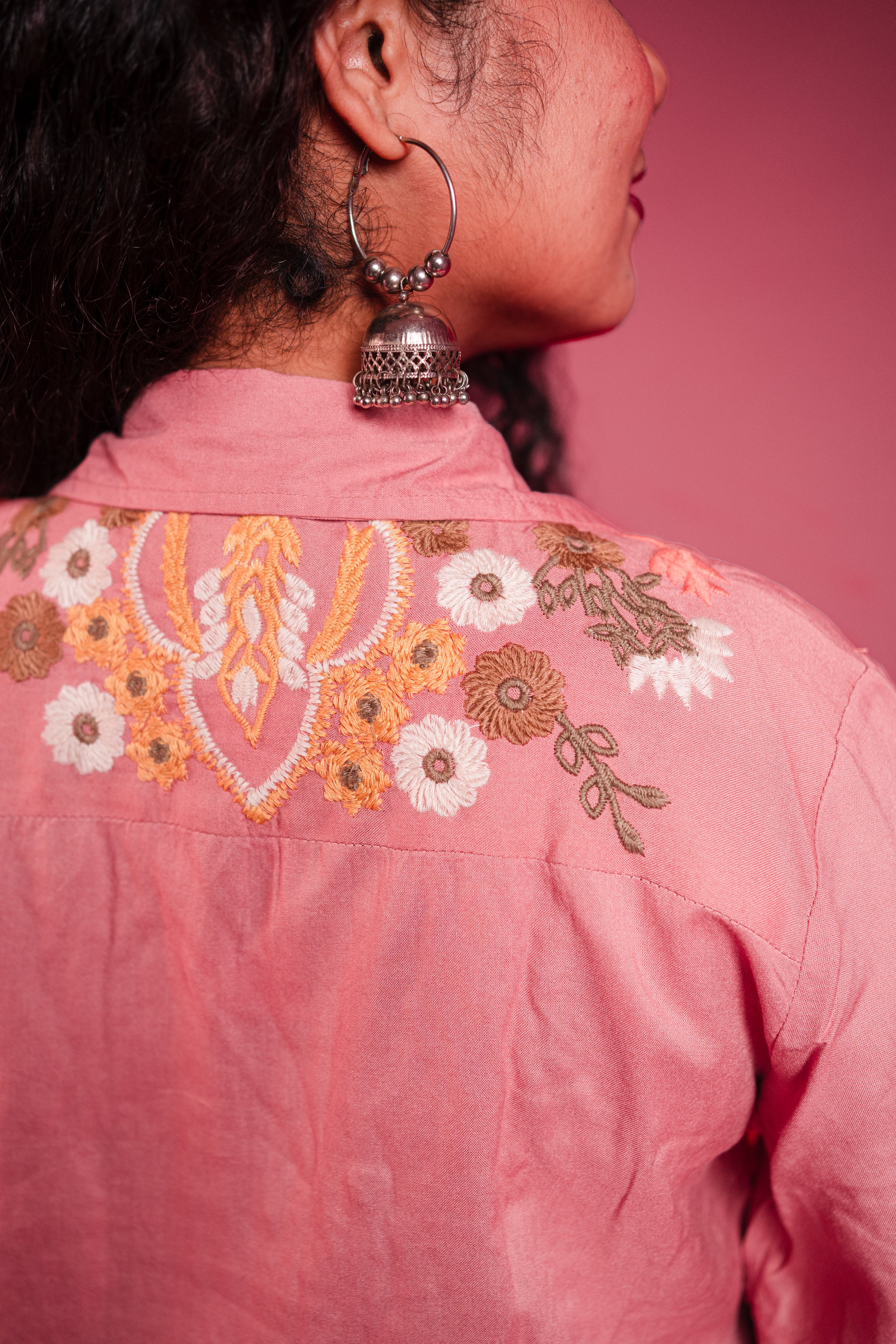 Viscose Coral Tunic