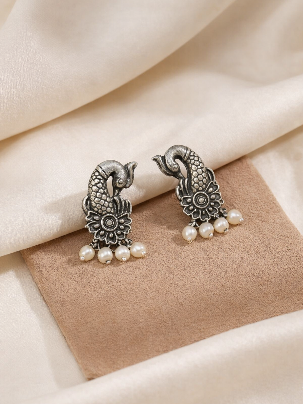 Oxidised Earring