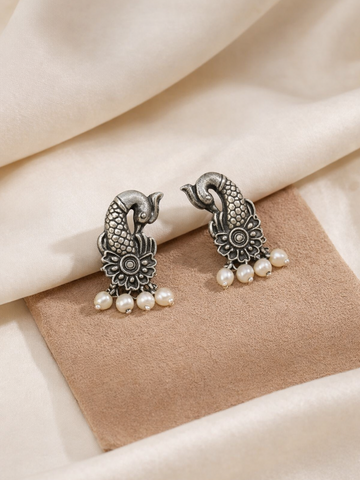 Oxidised Earring