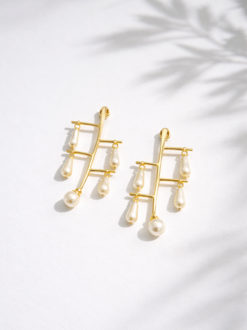 Golden Drop Earring