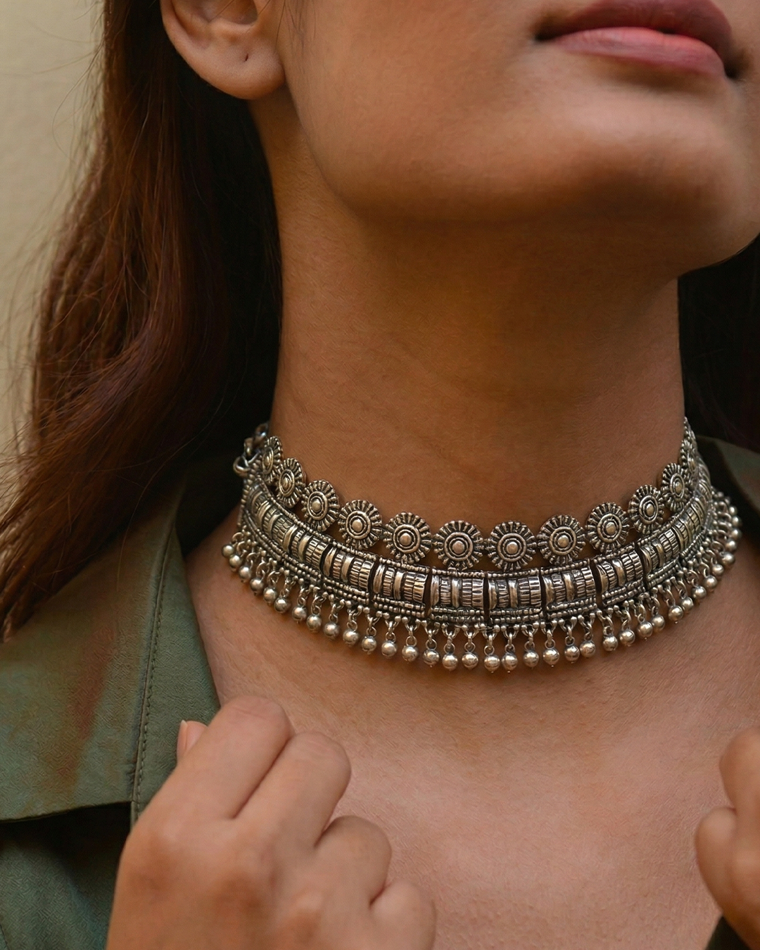 Oxidised Necklace