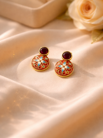 Hand Painted Earring