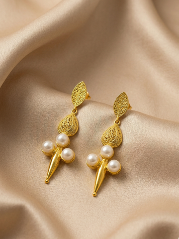 Golden Drop Earring
