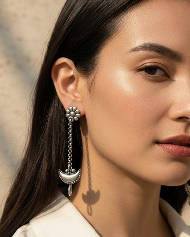 Oxidised Silver Ear Cuff