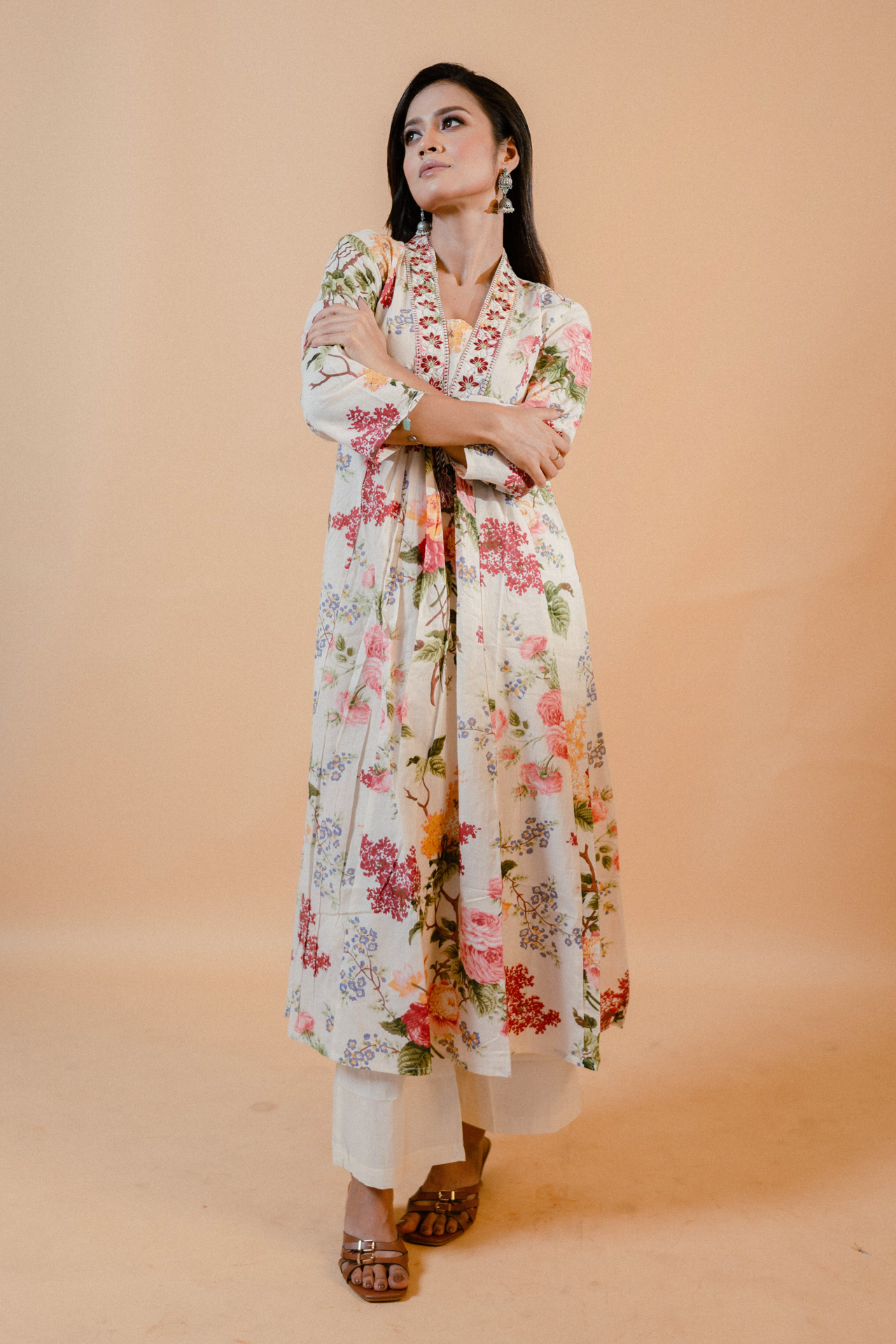 Cotton Printed Anarkali Salwar Suit