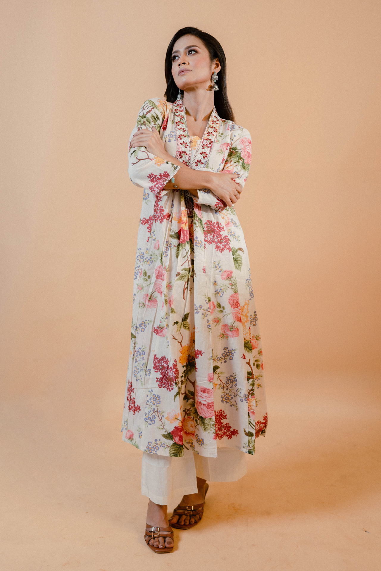 Cotton Printed Anarkali Salwar Suit