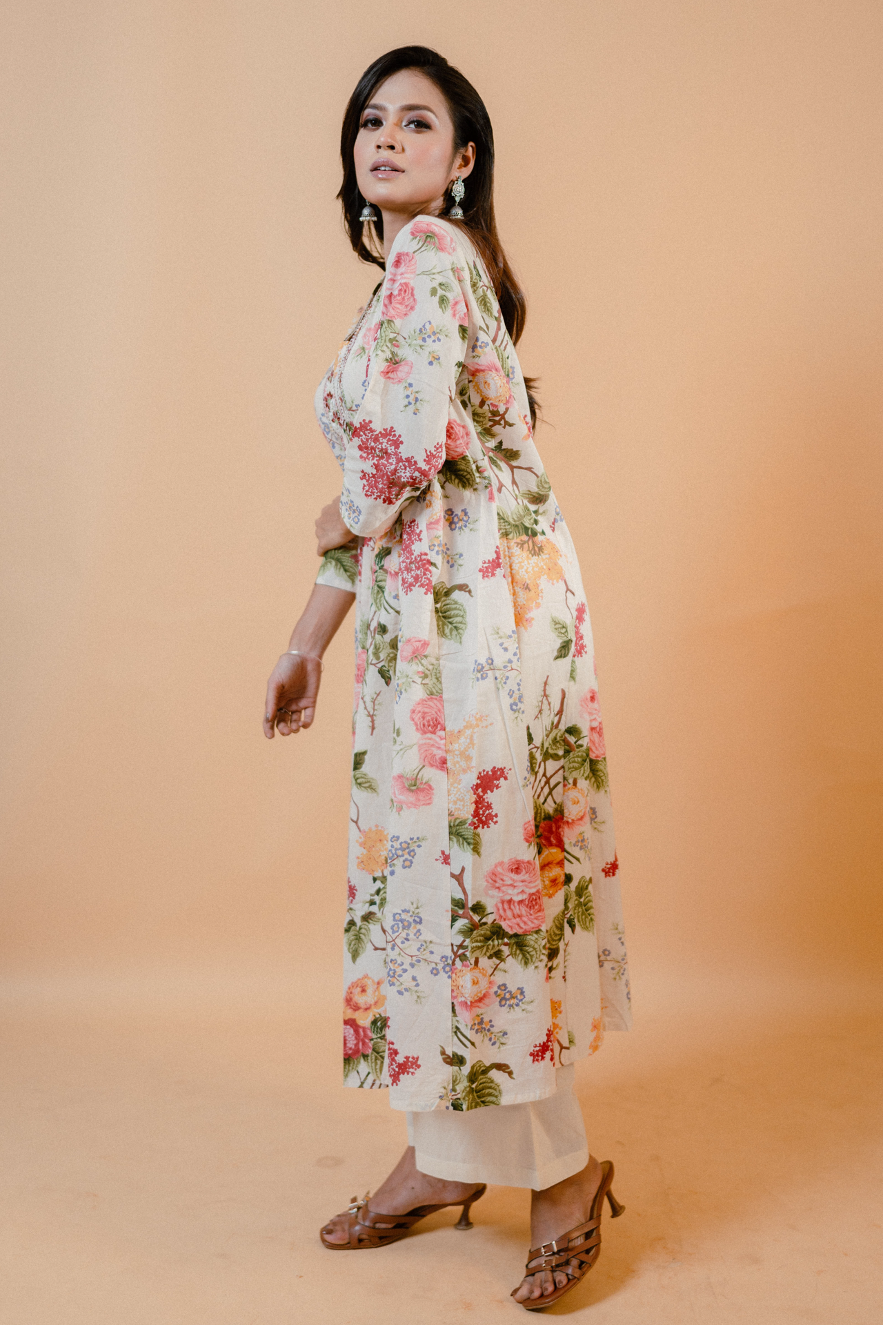 Cotton Printed Anarkali Salwar Suit