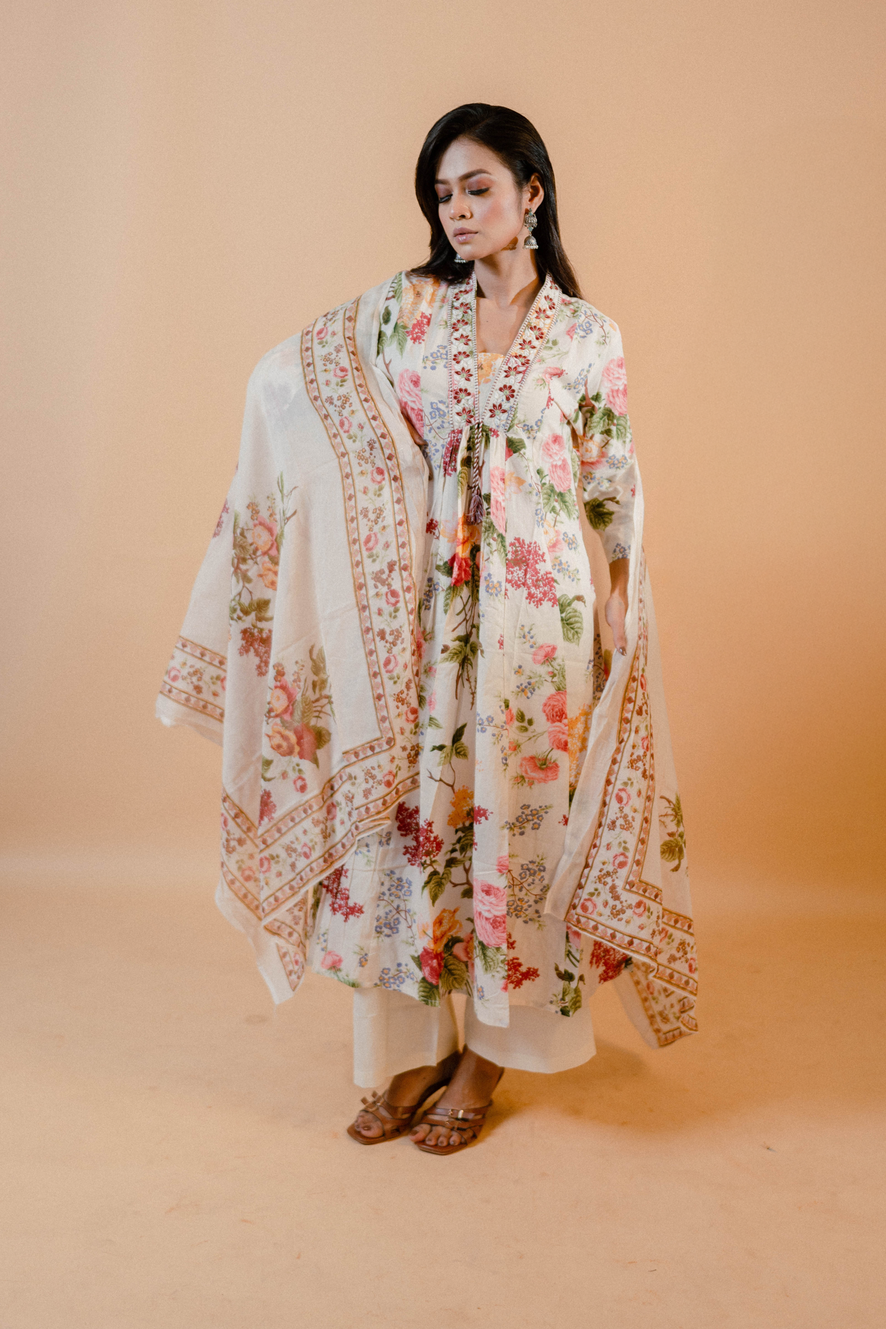 Cotton Printed Anarkali Salwar Suit