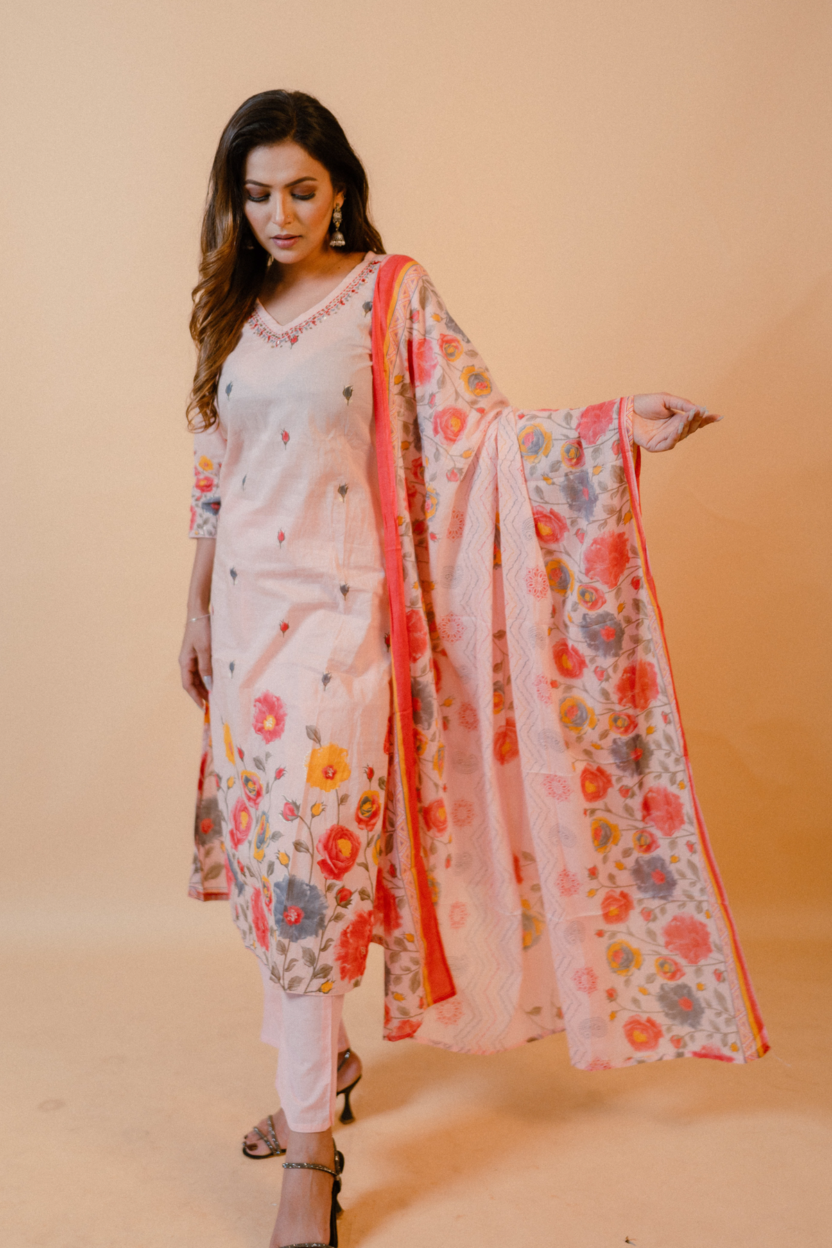 Straight Kurta Set with Dupatta