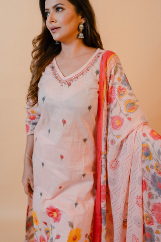 Straight Kurta Set with Dupatta