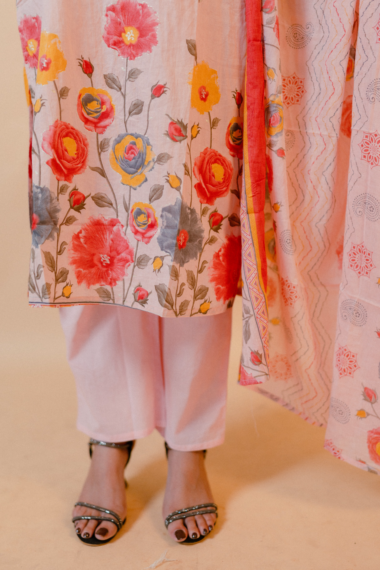 Straight Kurta Set with Dupatta