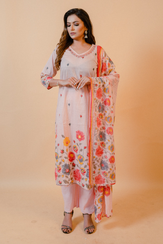 Straight Kurta Set with Dupatta
