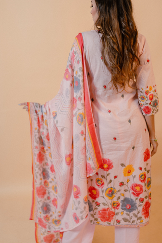 Straight Kurta Set with Dupatta