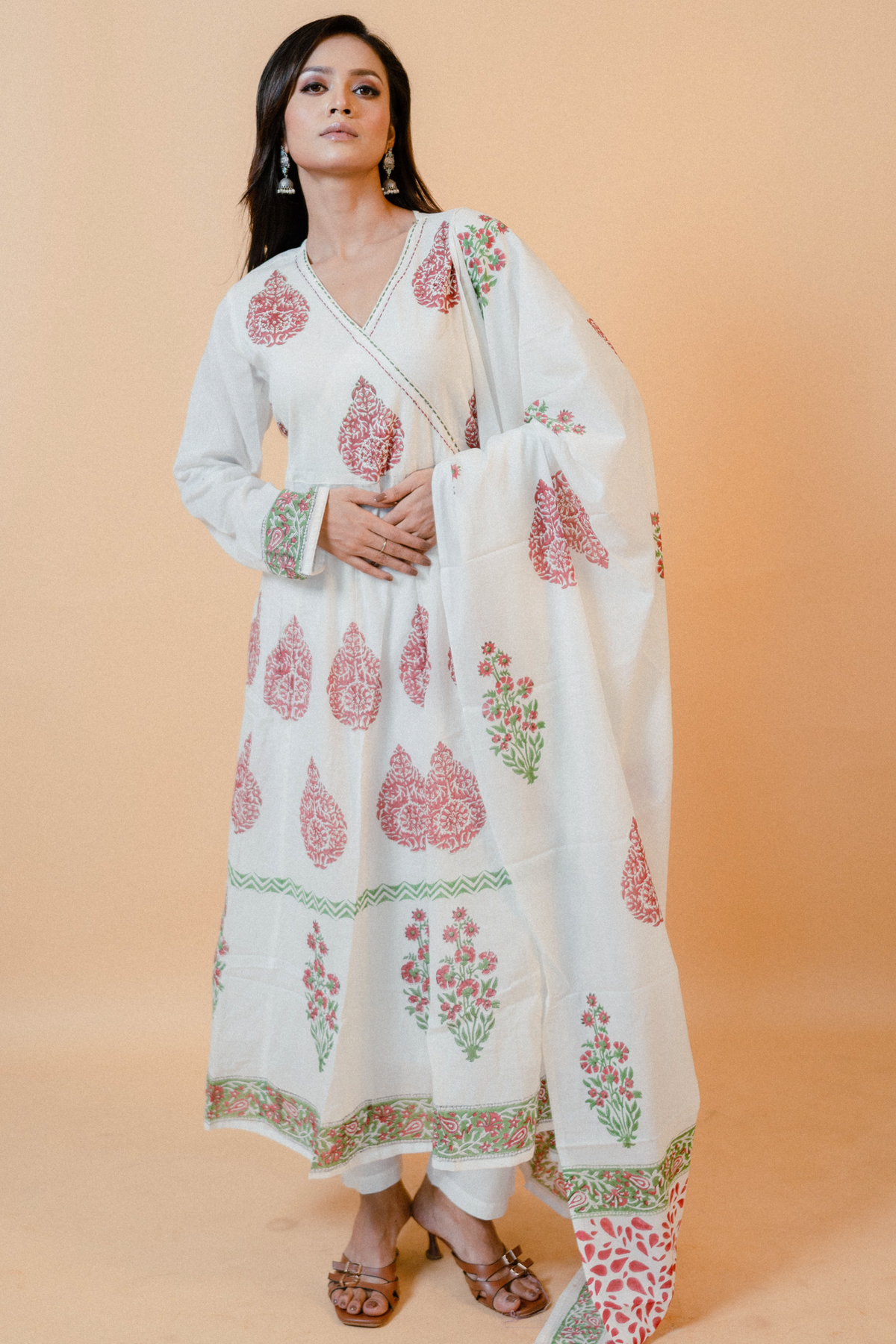 Angrakha Salwar Set