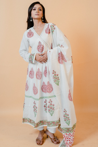 Angrakha Salwar Set