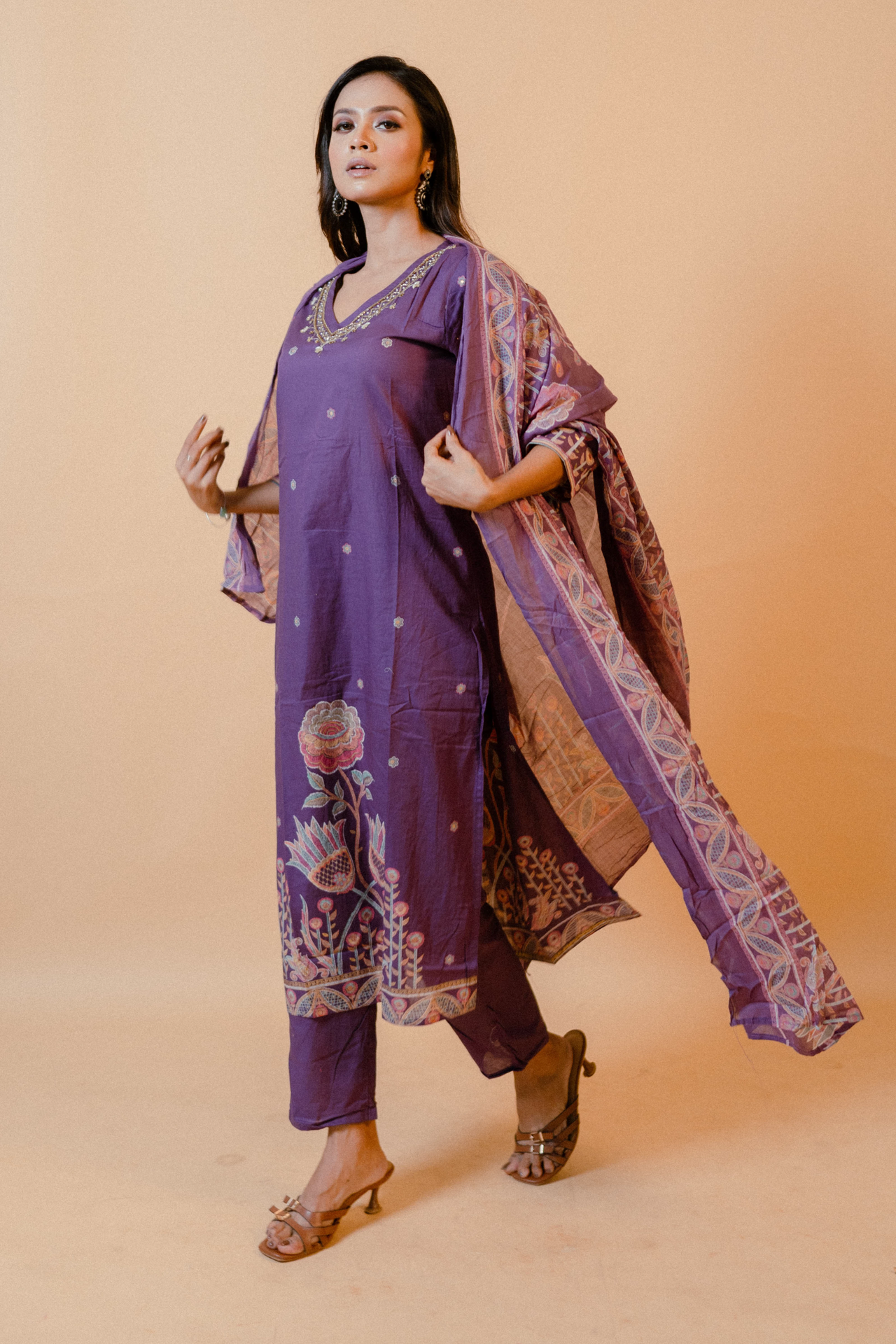 Straight Kurta Set with Dupatta