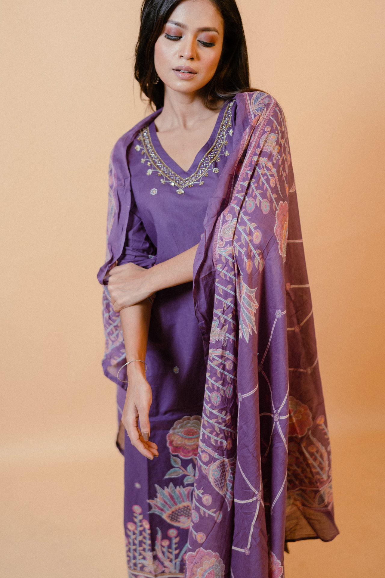 Straight Kurta Set with Dupatta
