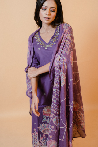 Straight Kurta Set with Dupatta