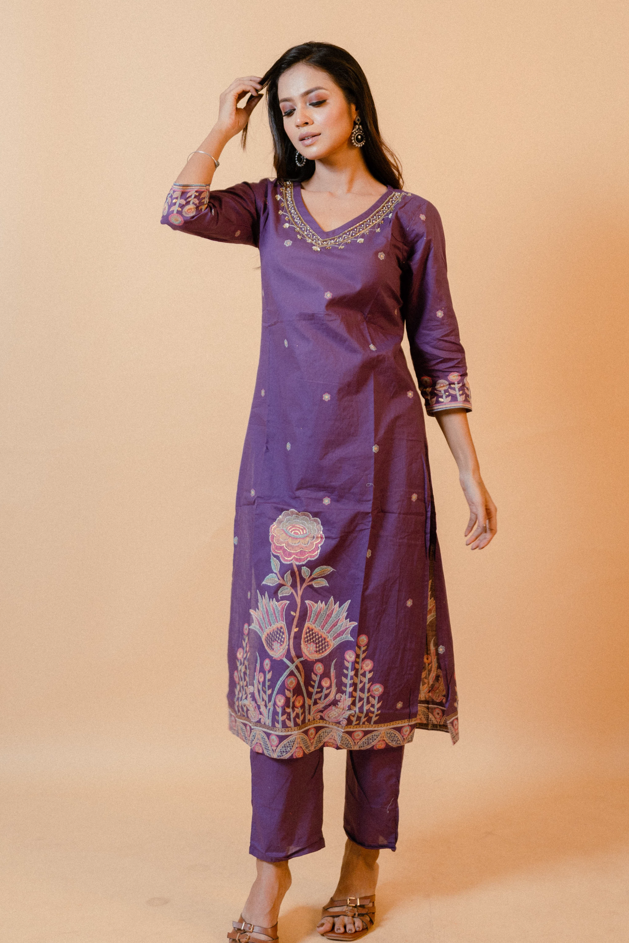 Straight Kurta Set with Dupatta