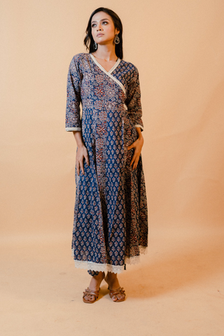 Navy Blue Anarkali Kurta Set