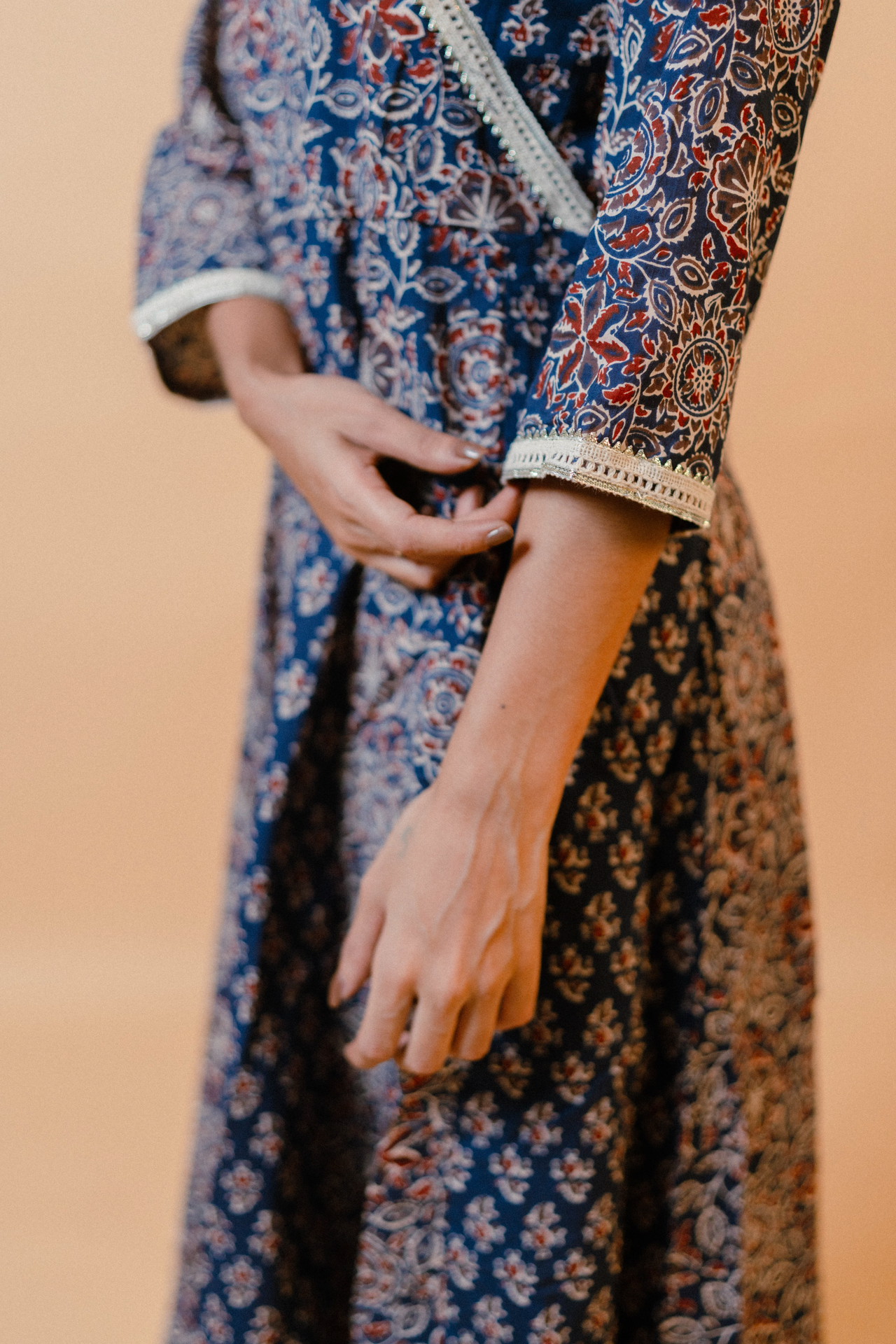 Navy Blue Anarkali Kurta Set