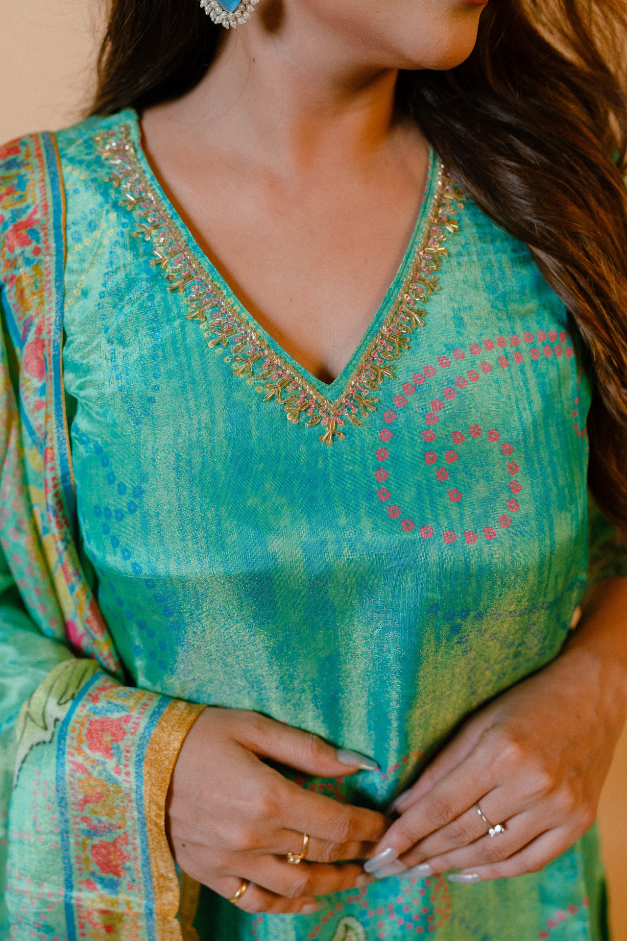 Silk Festive Wear Salwar Set