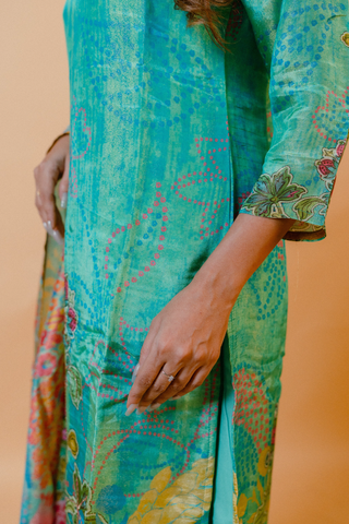 Silk Festive Wear Salwar Set