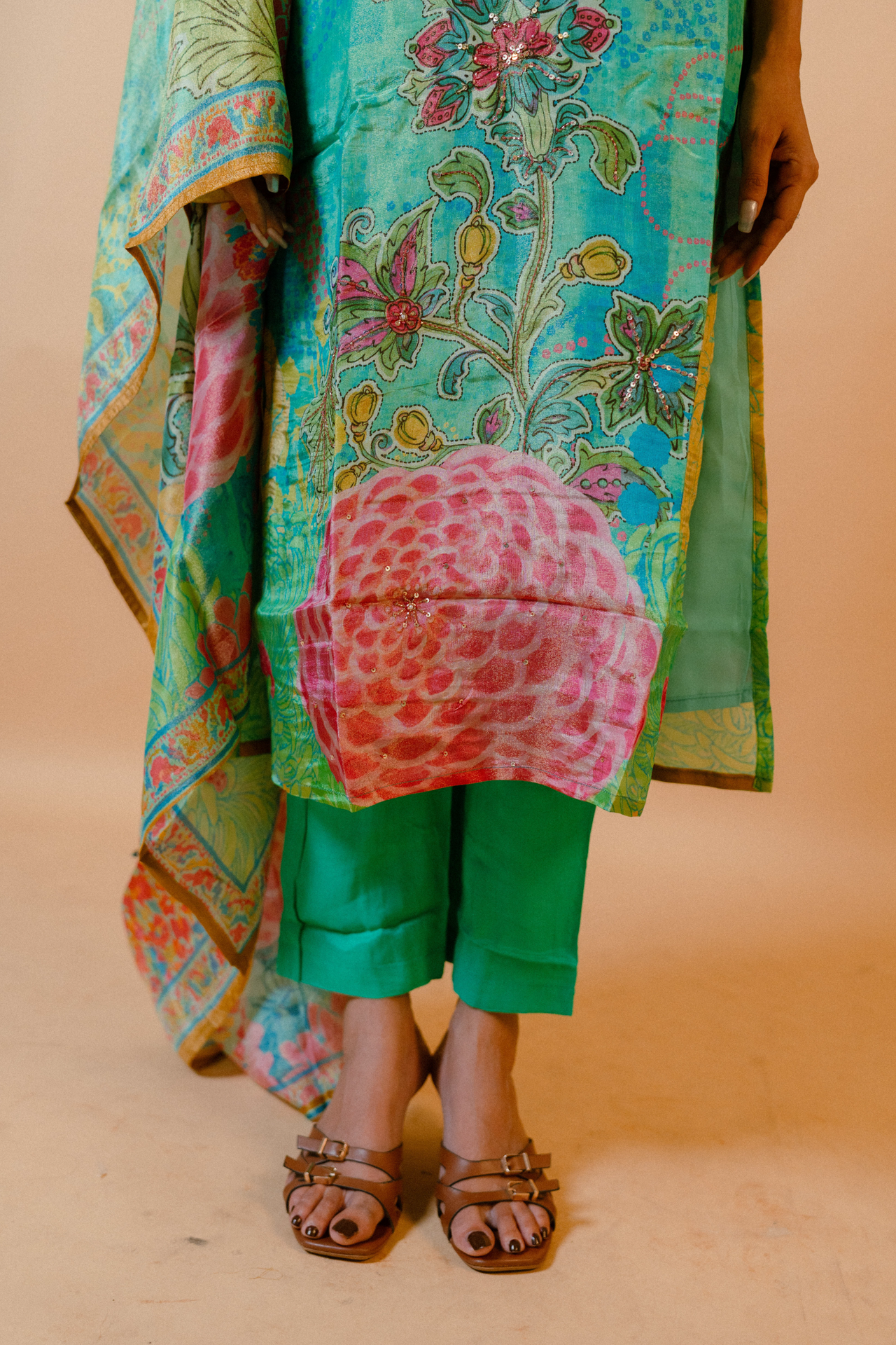 Silk Festive Wear Salwar Set