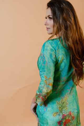 Silk Festive Wear Salwar Set