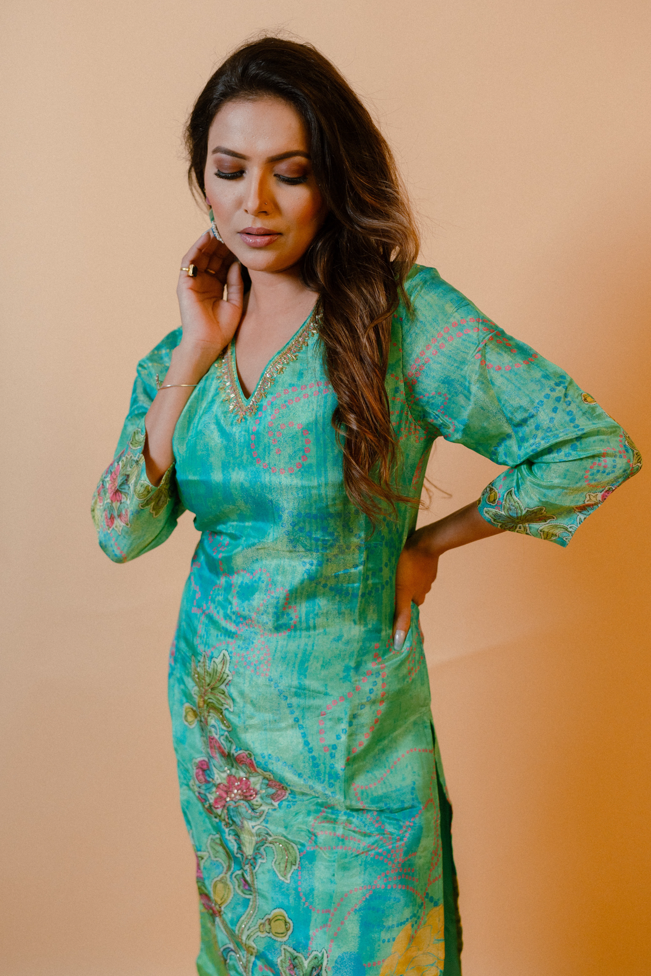 Silk Festive Wear Salwar Set