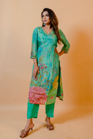 Silk Festive Wear Salwar Set