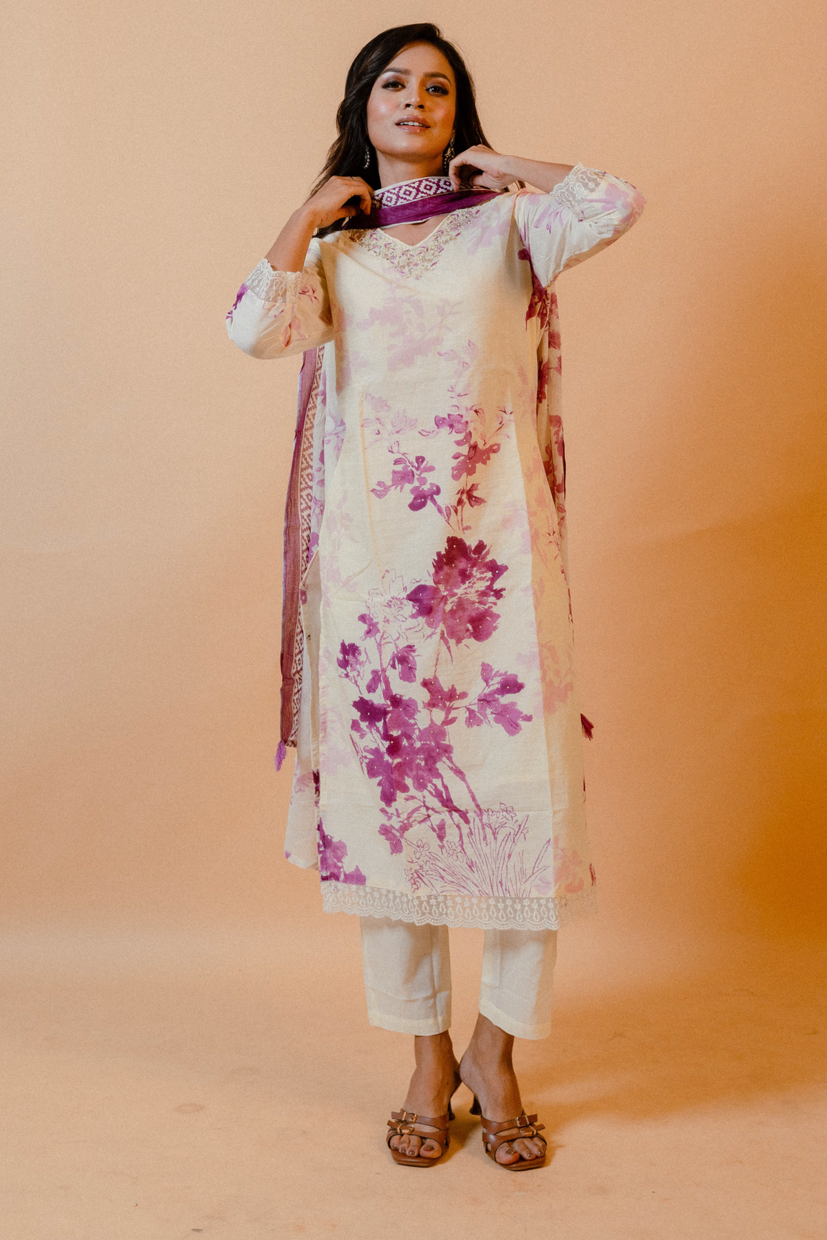 White Straight Kurta