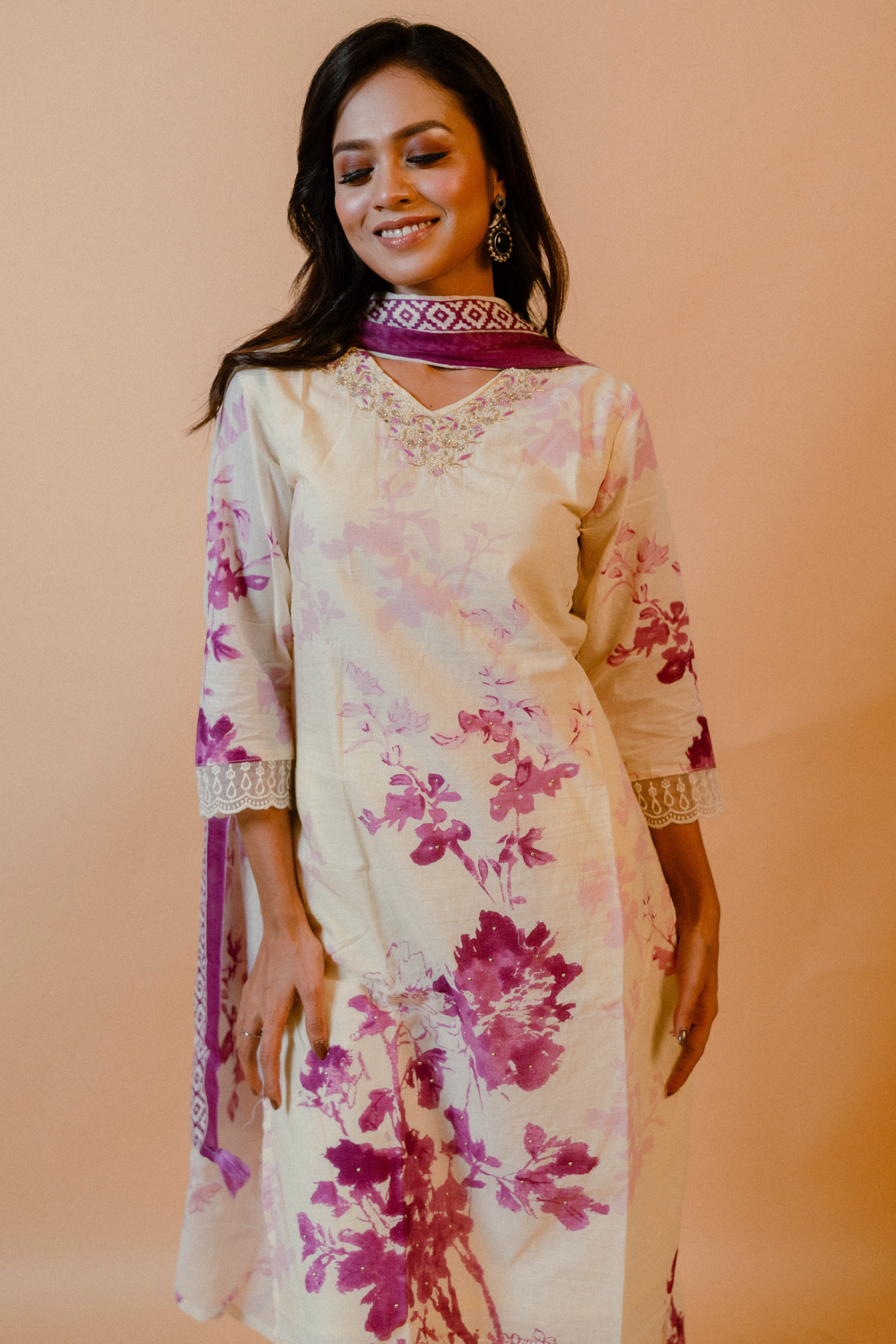 White Straight Kurta