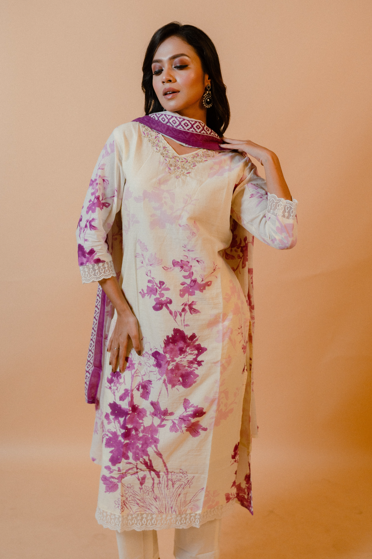 White Straight Kurta