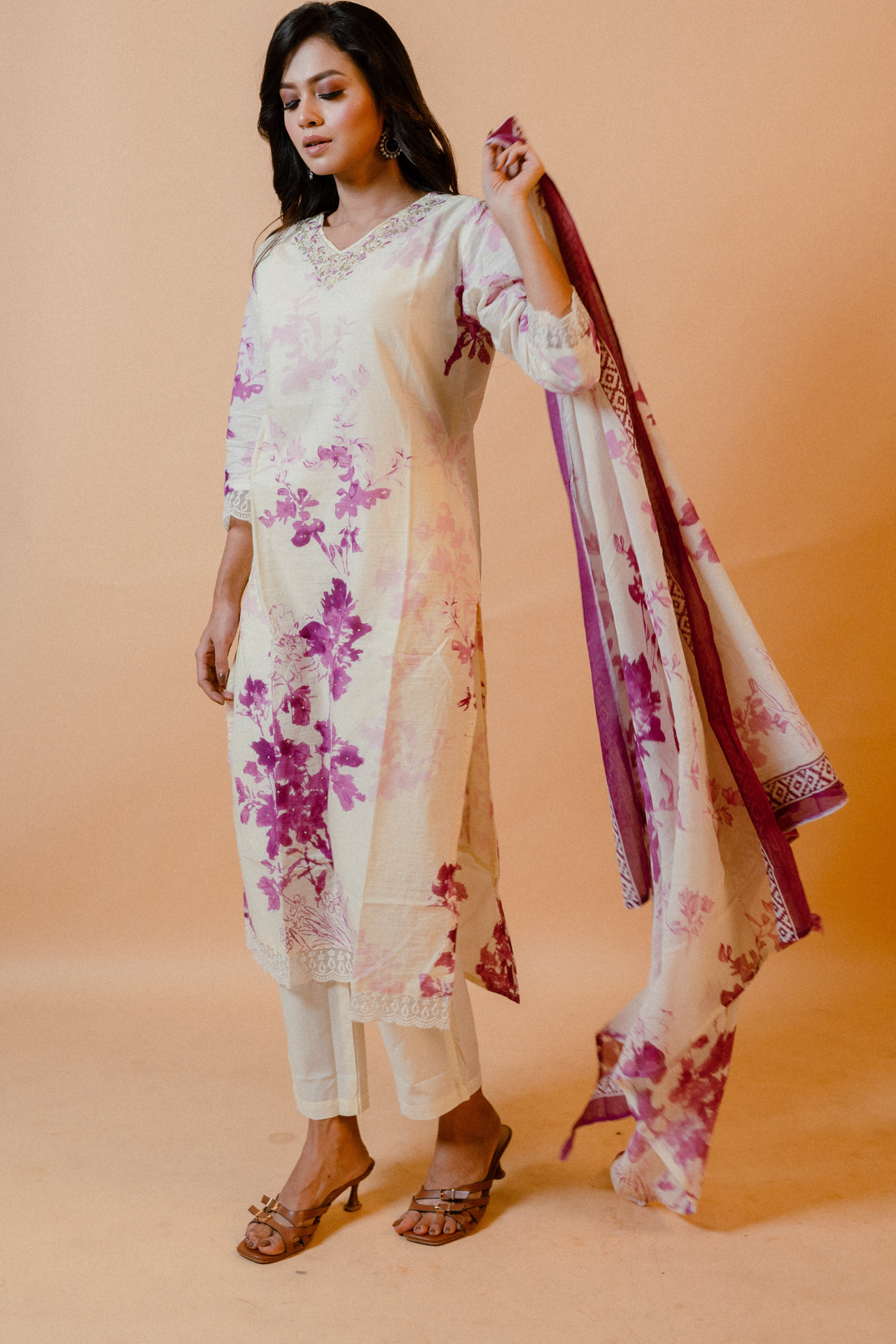 White Straight Kurta