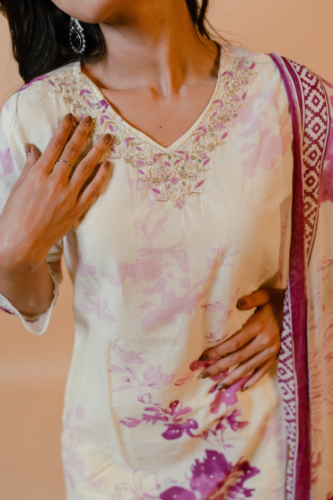 White Straight Kurta