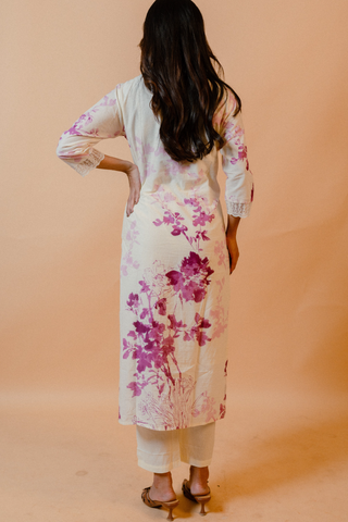 White Straight Kurta