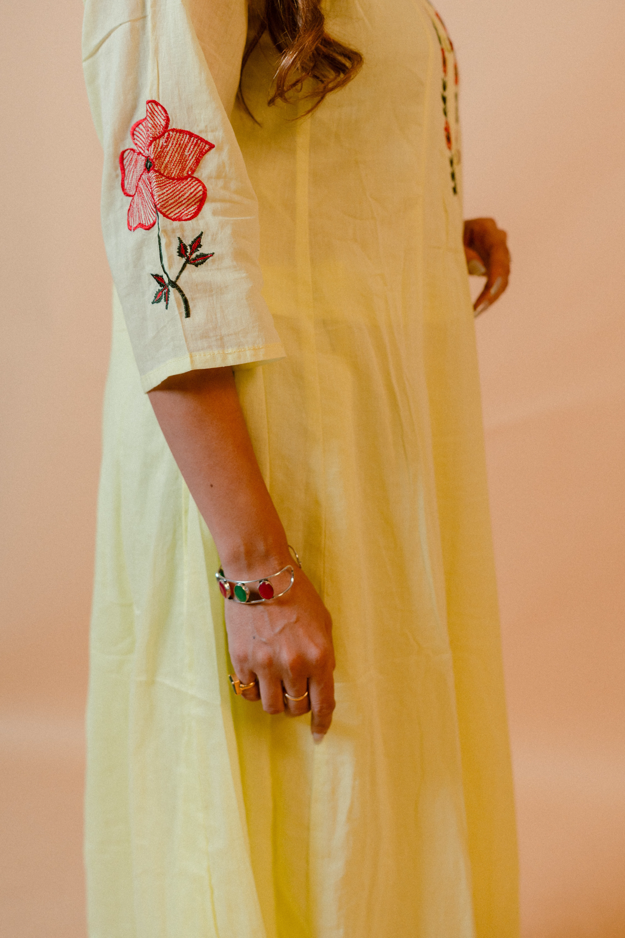 Anarkali set with Embroidery Work