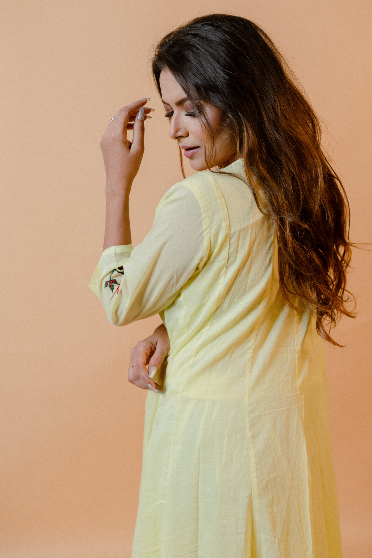 Anarkali set with Embroidery Work