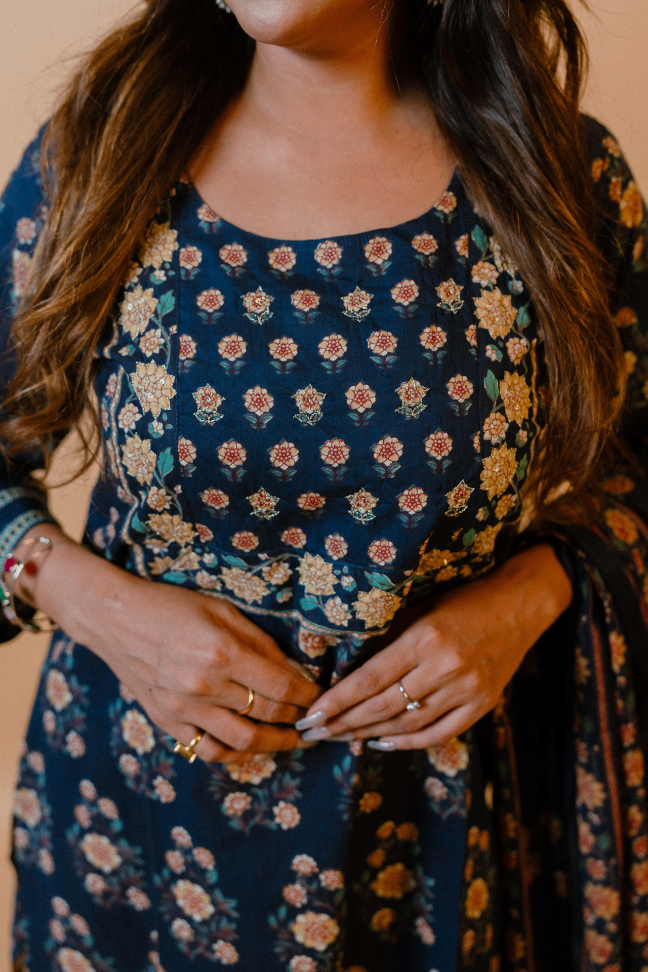 Printed Straight Kurta Set