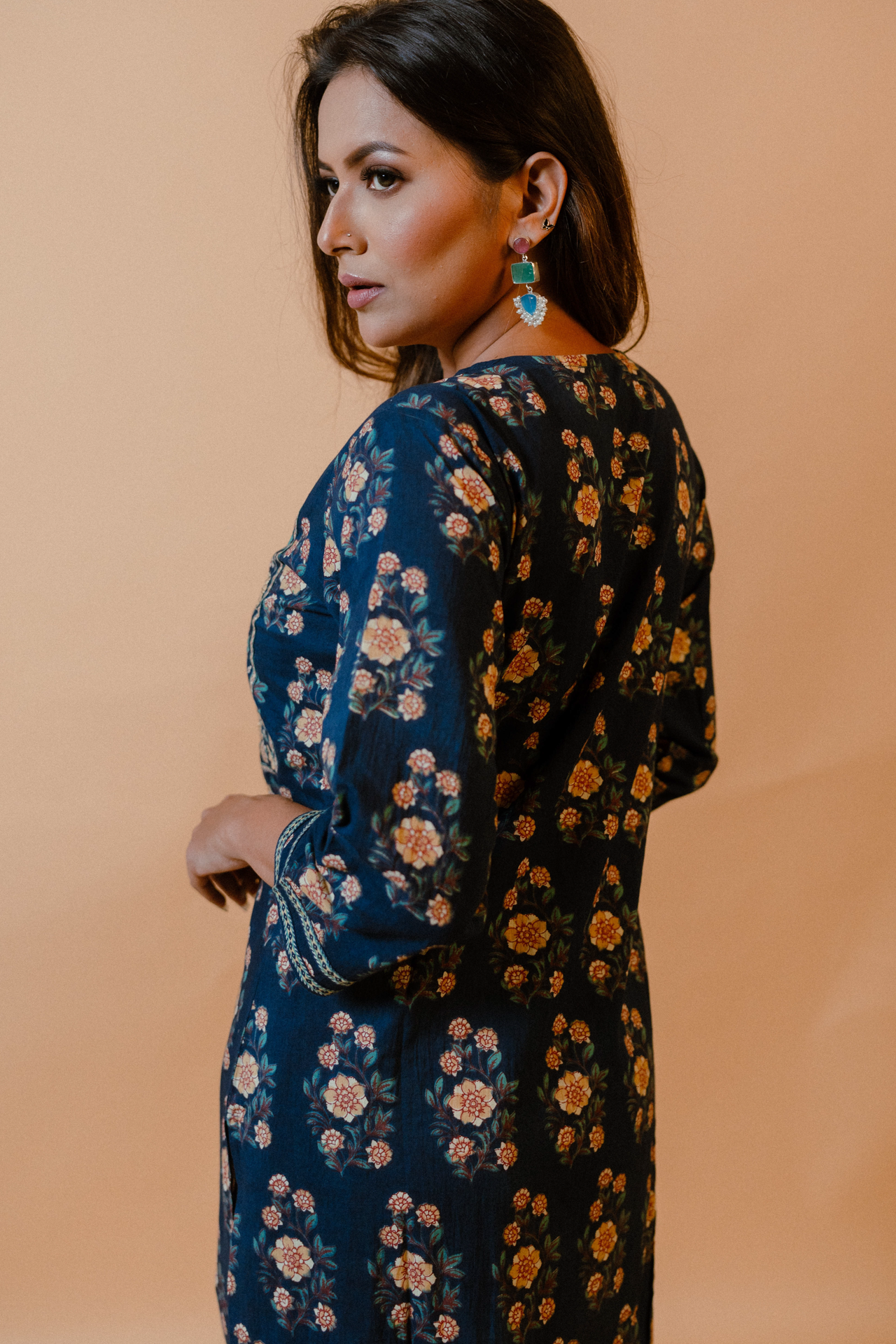 Printed Straight Kurta Set