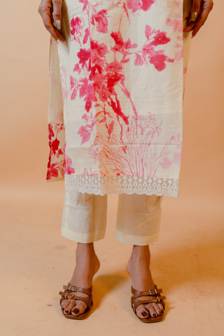 White Straight Kurta