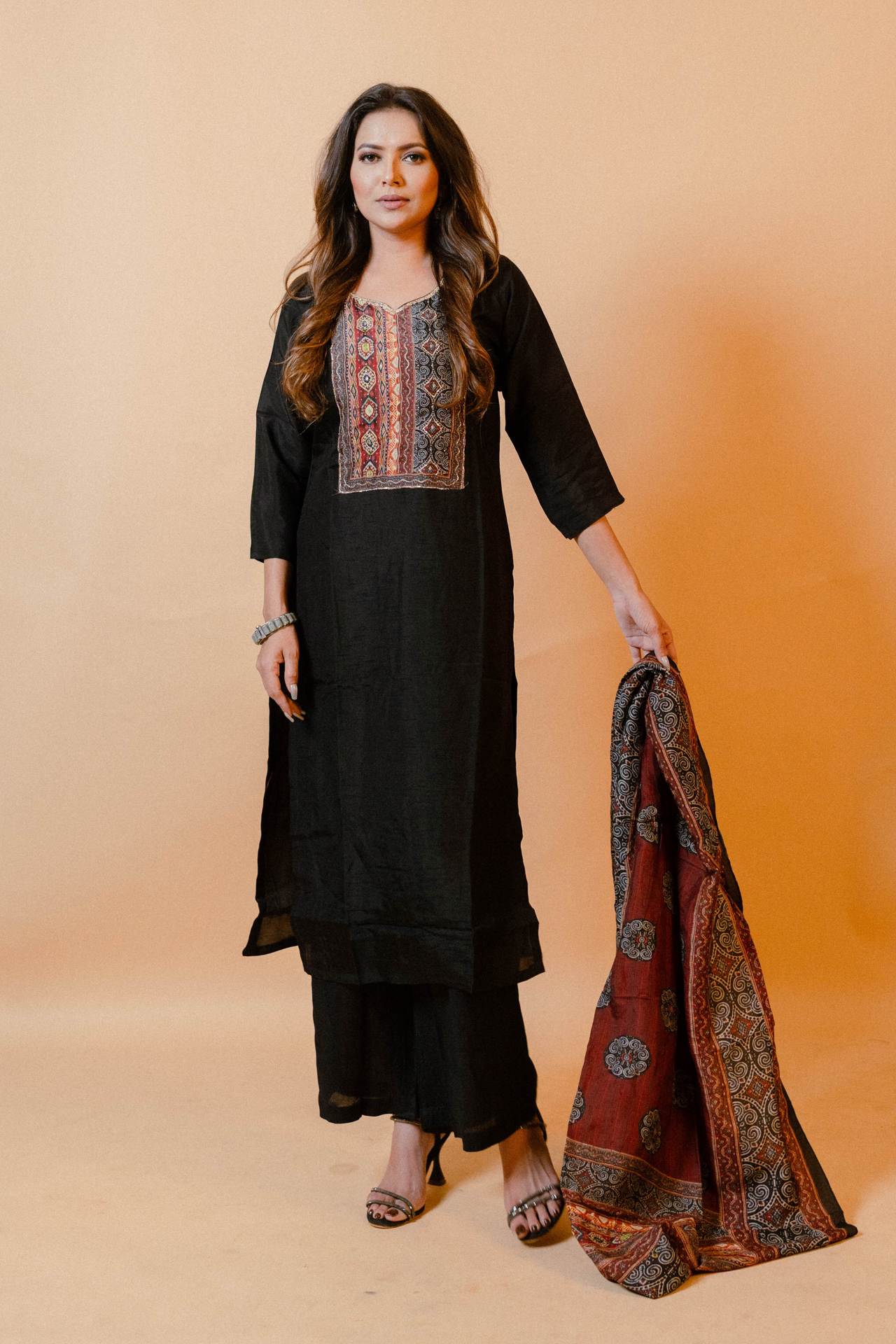 Straight Kurta Set With Dupatta