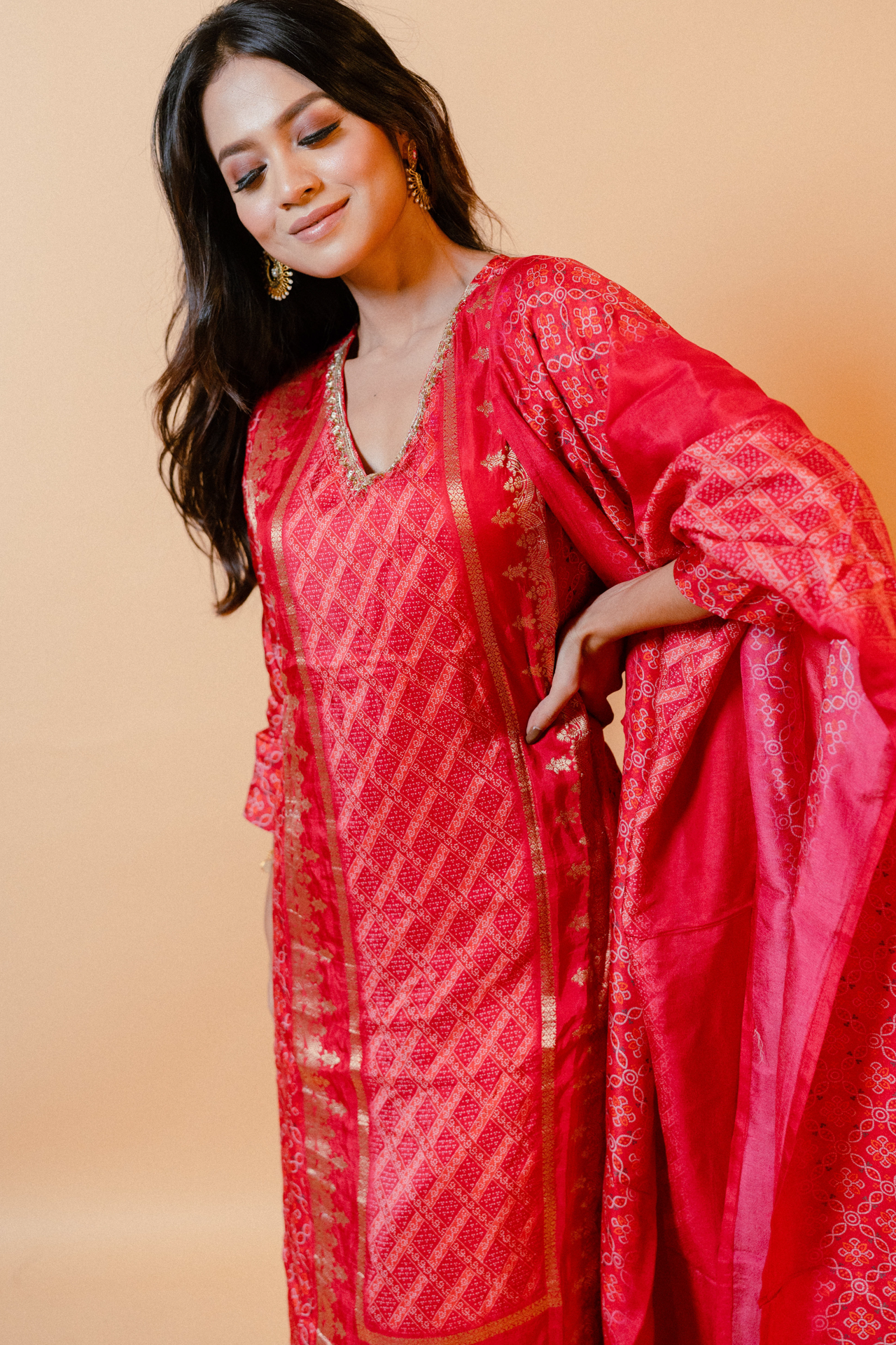 Pink Salwar Suit with Dupatta