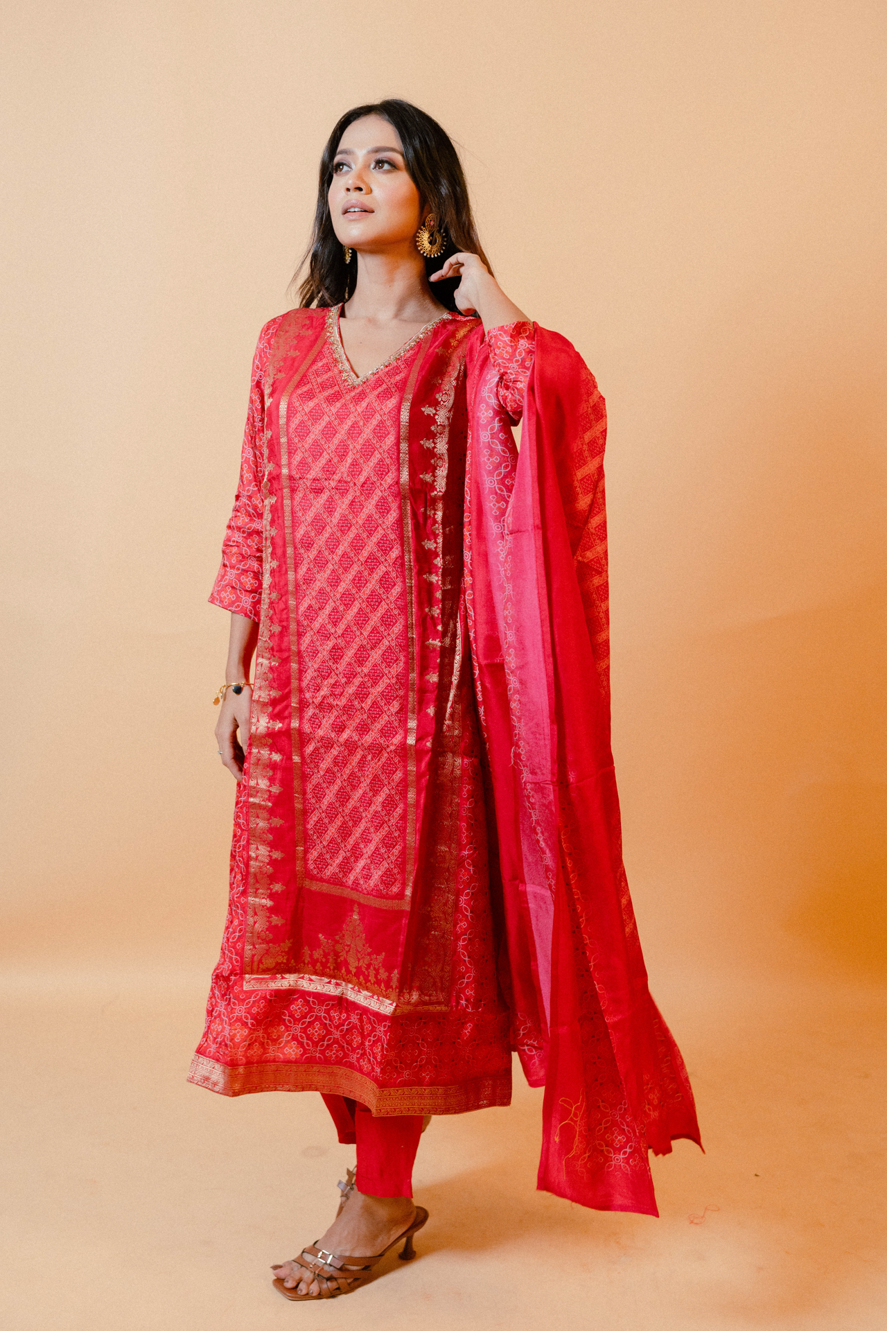 Pink Salwar Suit with Dupatta