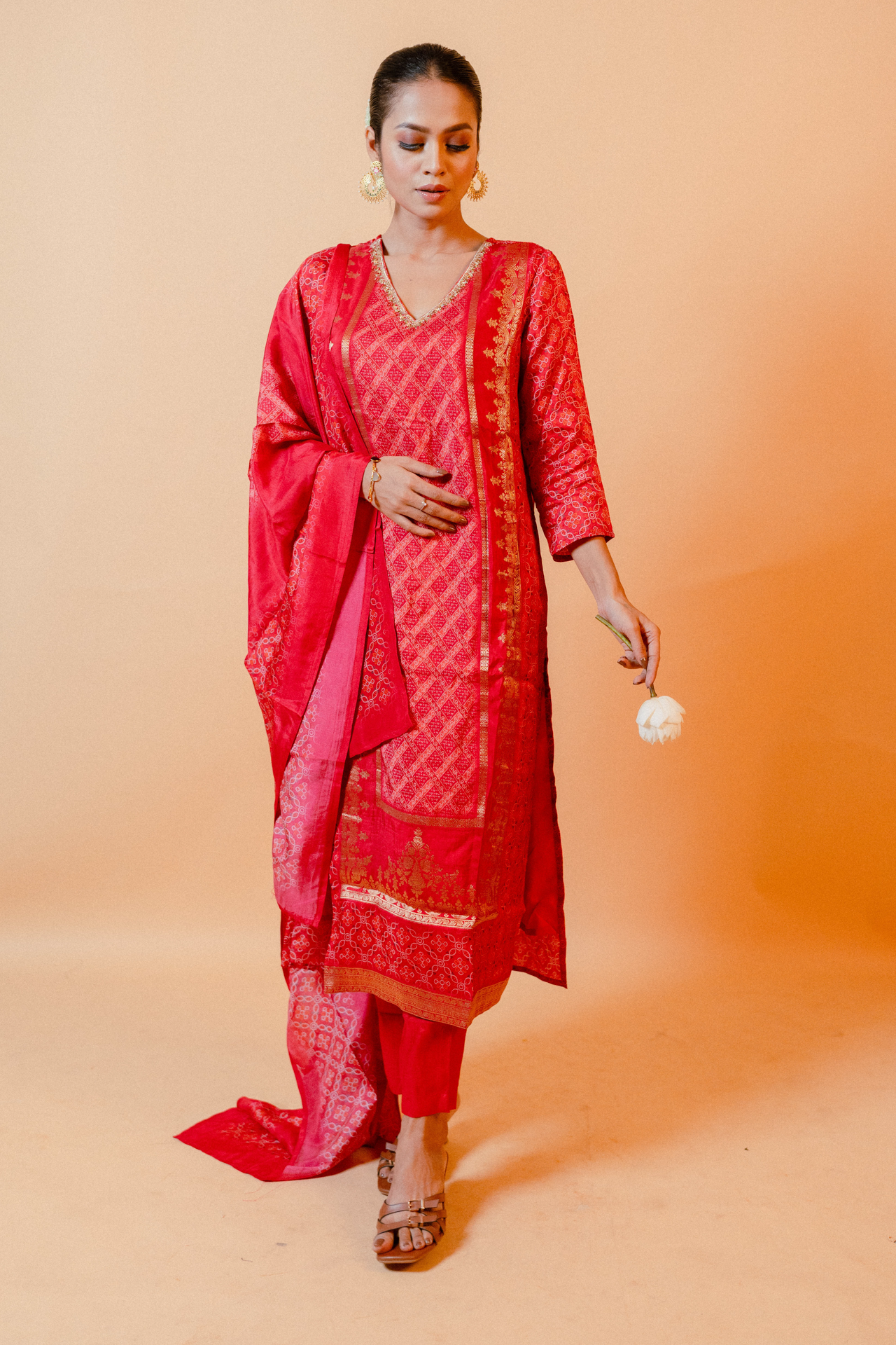Pink Salwar Suit with Dupatta